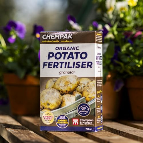 Chempak Potato Fertiliser Slow Release Organic Vegetable Feed 5 x 750G Packs by Thompson and Morgan
