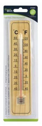 Wooden Thermometer for Indoor & Outdoor Use Home Garden (1)
