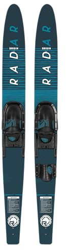 RADAR Origin Combo Water Skis & Bindings - Battleship Blue 2025 67