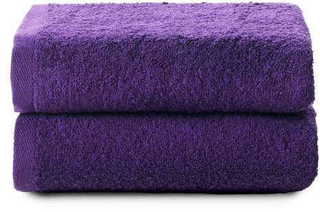 Top Towel - Set of 2 Hand Towels - Bath Towels - 100% Cotton - 400 g/m2 - Measure 100 x 50 cm