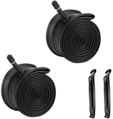 2er-Pack 18-Zoll Fahrradschläuche Butyl Schrader-Ventil AV32mm – Passend für Kinderfahrräder 18 x 1,75/1,95/2,125 Fahrradreifen