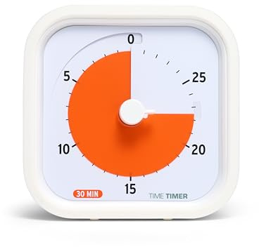 TIME TIMER 30 Minuten MOD Education Edition – Visueller Timer mit Desktop-Software für Kinder im Klassenzimmer, Sitzungs-Timer, Lernwerkzeug und Bürobesprechungen mit leisem Betrieb (30 Minuten)