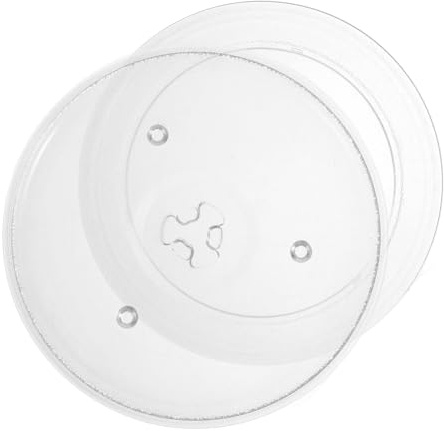 DOITOOL Microwave Oven Turntable Tray Replacement Set of 2 Glass Plates for Even Cooking
