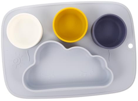 Toyvian Baby Weaning Silikon Schüssel Set Kleinkind Fütterung Liefert Baby