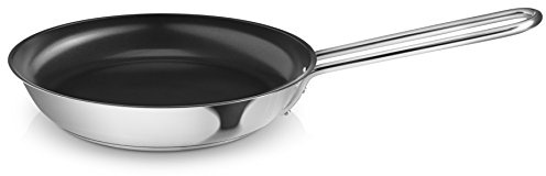 Eva Trio - Poêle à frire en acier inoxydable - 20 cm - Revêtement antiadhésif Slip-Let® - Poêle à frire polyvalente parfaite pour la cuisine quotidienne - Acier poli
