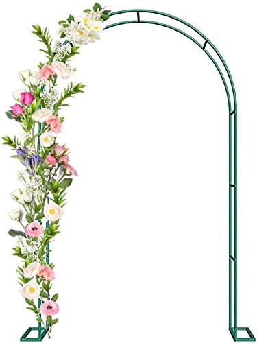 Arche de Jardin, tonnelles de Jardin, Arche de Jardin en Acier, Treillis pour Plantes grimpantes, Mariages en Plein air, Arche en Treillis métallique, Arche de Jardin, Assemblage Facile, Cou