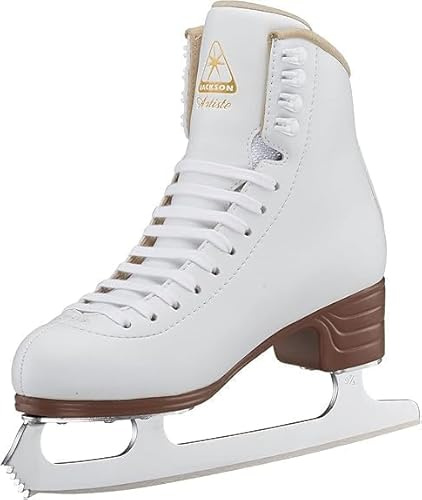 L'Estel Skates Jackson Ultima Jackson Artiste Schlittschuh-Set, Eiskunstlauf, Weiß, 6,0