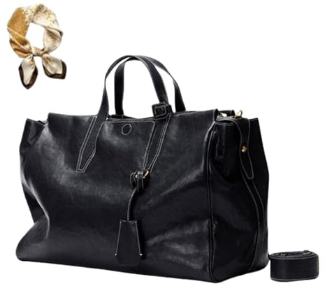 Generisch Leather Crossbody Bag for Women,Large Capacity Underarm Satchel,Slouchy Mini Vintage Tote Handbag