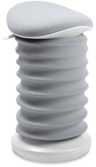 TOPSTAR Sitness 4D AGR-Zertifiziert Dynamischer Sitzhocker papyrusweiss grau - ergonomischer Bürohocker - höhenverstellbar - stärkt den Rücken - entlastet die Bandscheiben | Made in Germany | Ergonomisch | Bürohocker, Rollhocker | höhenverstellbar | Geprüfte Sicherheit nach GS-Intertek