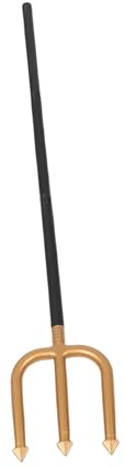 GAROZATION Plastic Trident for Halloween Masquerade Performance Props Scary Costume Prop and Decoration Fake Pitch Fork