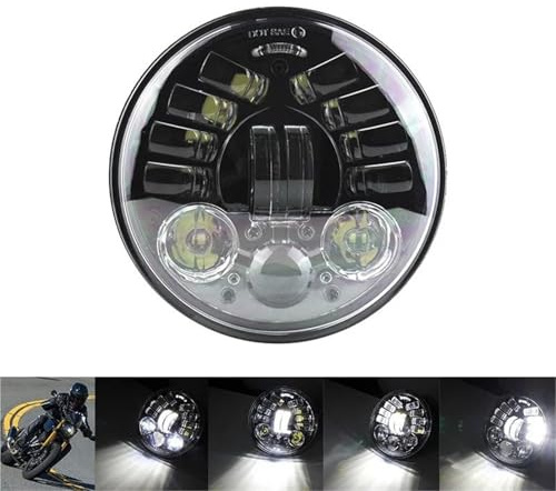 Moto Fari Per Triumph Per Street Triple Per Victory 2005-2017 5.75 Fari Adattivi Proiettore Moto Curva A LED 5 3/4' Proiettore LED Luce Guida Faretti Fendinebbia
