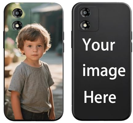 Compatible con Motorola Moto E13 Funda Silicona Suave Imagen Personalizada