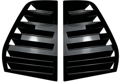 POLOFZFGKZ Für VW Golf 5 Golf 6 Golf 7 MK5 MK6 MK7 MK7.5 2003–2020 Hintere Seitenfensterblende Spoiler Fensterladenabdeckung Auto Heckspoiler(Carbon Look,Golf 5)
