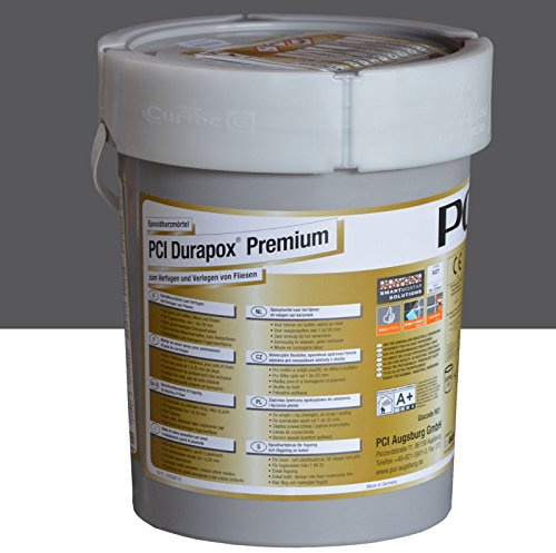 PCI Durapox Premium Mortier de résine réactive, seau de 5 kg, anthracite