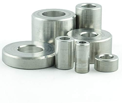 Eisenwaren2000 |M10 Distanzhülse aus Alu - Ø außen: 15 mm; Ø innen: 11 mm; Länge: 10 mm - (10 Stück) Abstandshalter - Distanzscheibe - Aluhülse