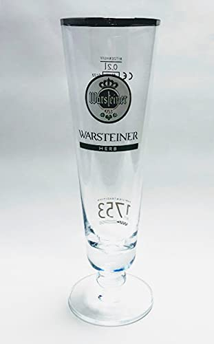 Warsteiner 0,2l Glas/Herb/Bierglas/Biergläser/Gläser/Bier/Silberrand/Bar/Gastro/Sammler
