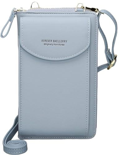 RRANCharltu Handytasche zum Umhängen Damen, Kleine Umhängetasche mit Geldbörse PU Leder Crossbody Tasche Schultertasche mit Credit Card Slots