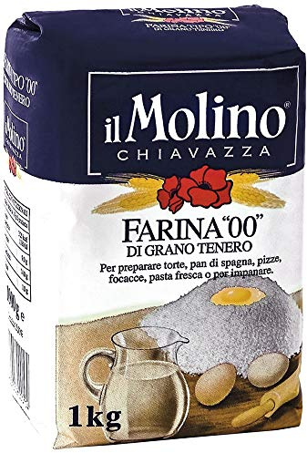 Molino Chiavazza - Premium Italian Plain Wheat Flour 00 - Bread | Pasta | Cake (1Kg)