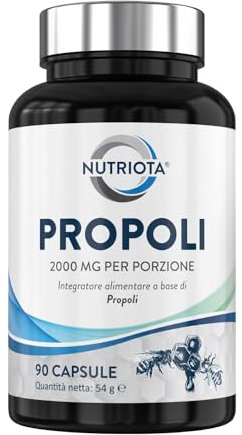 Propoli 2000 mg - Capsule di propoli a elevata concentrazione - 90 capsule - Rinforzo naturale per il sistema immunitario, sollievo dal mal di gola e potente antiossidante - Da Aceso