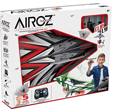 Silverlit FLYBOTIC RC 84844 AIROZ by, ferngesteuertes Flugzeug, rc Papierflieger, Spielzeug für Kinder, bunt, ab 8 Jahren