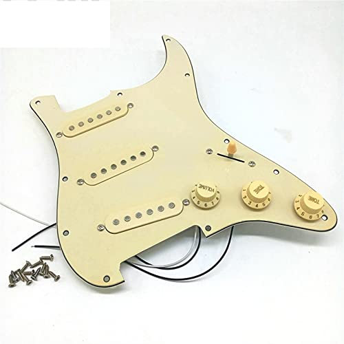 Geladenes Schlagbrett Vorgewirbter Pickguard-Set Klassischer Preaktion Geladen SSS. Pickguard-Pickups Für Stratocaster SQ. Gitarrenzubehör Vorverdrahtetes geladenes Schlagbrett