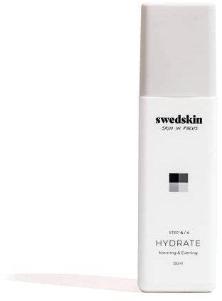 Swedskin Hydrate Feuchtigkeitscreme fürs Gesicht – Feuchtigkeitsspendende & pflegende Creme für jeden Tag – Feuchtigkeitscreme fürs Gesicht mit Peptiden & Niacinamiden - Größe 150 ml