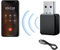 CJBIN USB Bluetooth Adapter,Bluetooth Empfänger 5.1 mit 3.5mm Audiokabel,Tragbarer Mini Audio Adapter Sender Receiver,AUX/USB Dual Ausgang,Eingebautem Mikrofon,für Stereoanlage/Kopfhörer/TV/Auto