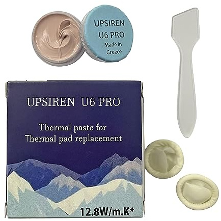 Original UPSIREN U6 PRO 100 g Thermospachtel für VGA-GPU-IC-Prozessor, schnelle Kühlung, Wärmeleitpad, Ersatz für wärmeblockierende Knete, hohe Leistung, CSGR