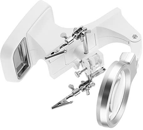 360° Drehbares Lupen-Lötwerkzeug mit LED, Multifunktionales Schweißwerkzeug Zum Reparieren und Löten