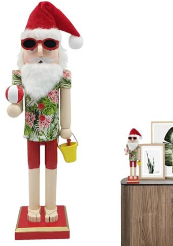 Generisch Cascanueces de verano con figuras de cascanueces de 38 cm