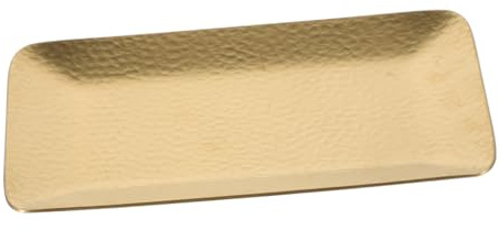Alipis Plateau De Rangement En Acier Inoxydable Grand Plateau Décoratif Pour Présentoirs À Bijoux Assiettes Pour Bijoux Et Bibelots Robustes