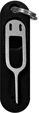Extracteur de carte – Ouvre-fente de téléphone, outil d'éjection Sims | Broche de plateau en acier inoxydable, aiguille de libération de carte compacte, accessoire d'éjection sûr avec étui en silicone