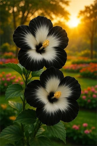 Mysteriöse magische Glühbirne,2025 Winterhart pflanzen, Blumenzwiebel Mix, Winterhart zwiebeln -2 Hibiskus-Knollen-I