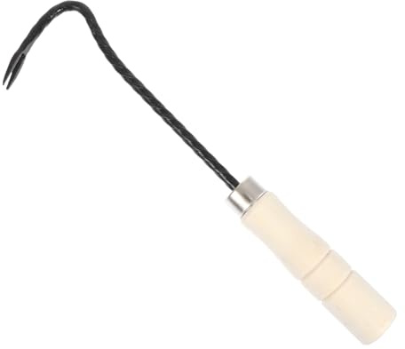 MOTHNUR Rastrello Manuale Estirpatore Erbacce Resistente con Manico Ergonomico Strumento Giardinaggio per Rimuovere Erbacce da Terreni Compatti e Vasi Attrezzo Leva per Uso Domestico