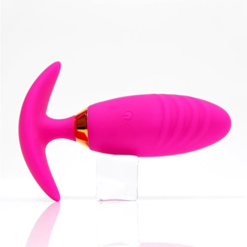 Cordless Remote Control Butt Plug Vibrating Anal Stimulator 7 Stimulation Patterns, Rechargeable Prostate Massager for Man Portable Couples Gay Exciting Anal Plug Massage Tool Tshirt sexes plaisir