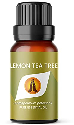Lemon Tea Tree Essential Oil, 10ml | Essential Oils Fragrance for Diffuser for Home, Candle Making, Wax Melts, Cleaning, humidifier | Pure, Natural, Vegan, Made in UK