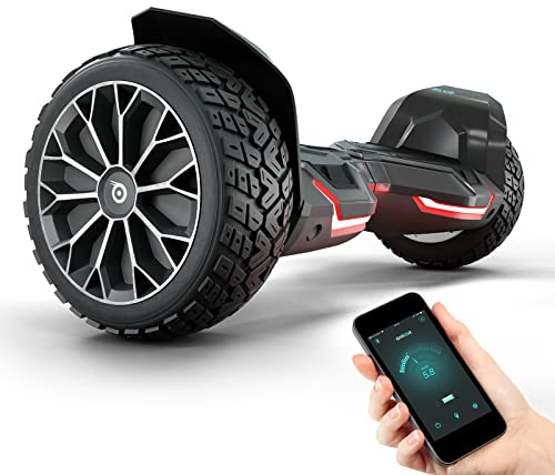 8.5 Premium Offroad Hoverboard Bluewheel HX510 SUV Deutsche Qualitäts Marke- Kinder Sicherheitsmodus & App - Bluetooth - Starker Dual Motor - Elektro Skateboard Self Balance Scooter