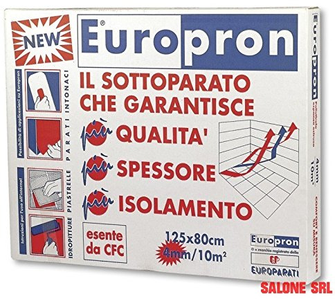 Europron Dämmplatten, 4 mm, 80 x 125 cm, 10 Stück, 10 m²