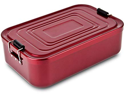 ROMINOX Fiambreras, Aluminio (anodizado), Rojo Brillante, XL