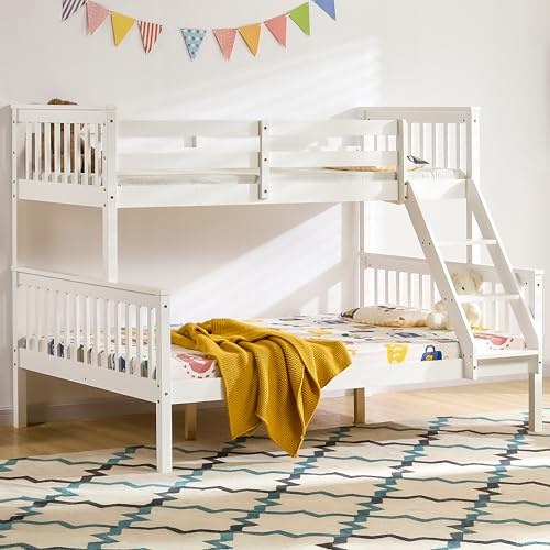 Vida Designs Milan Triple Sleeper Bunk Bed Complete (White, No Mattress)