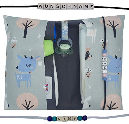 Große Windeltasche XXL mit Name Wickeltasche