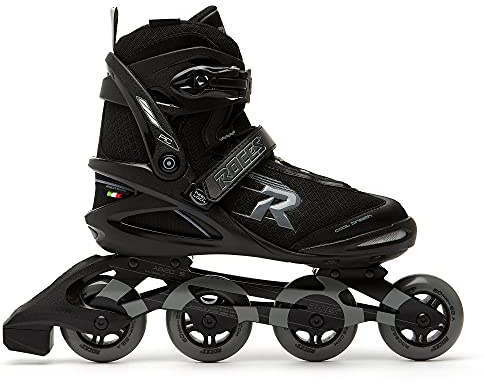 Roces Unisex – vuxna Pic TIF Inline Skate, black-lightgrey, 43