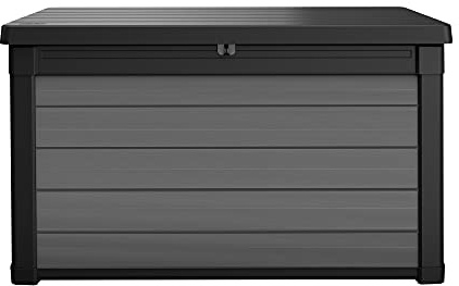 Ondis24 Keter Kissenbox Premier Box Gartenbox Outdoor Auflagenbox für Loungekissen Kissentruhe Garten regensicher (757 Liter)