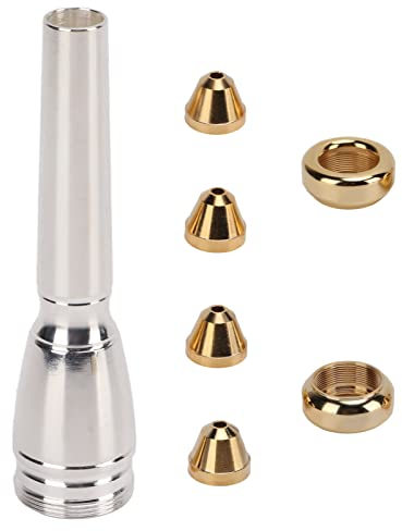 Trompetenmundstück-Set 3C 3B 2C 2B Mundstücke Cups Trompeten-Ersatzteile Trompeten-Set aus Poliertem Metall
