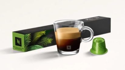 Nespresso Rio De Janeiro Lot de 5 boîtes de 10 capsules d’expresso serré (50 capsules en tout)