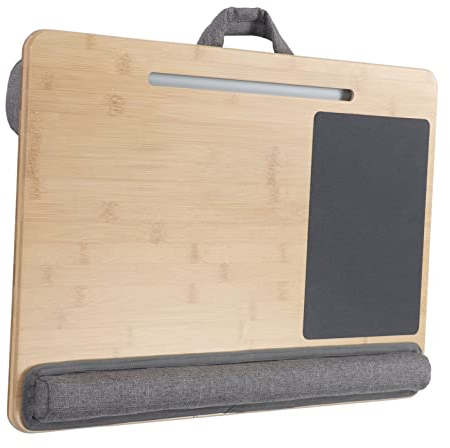 Schoßschreibtisch Multifunktionaler Lap Desk Laptop-Kissen Knietablett Tragbarer Schreibtisch Lapboard Schoßständer Ergonomischer Winkel Leichter Laptop-Tisch Kissen Laptop-Zubehör für Erwachsene