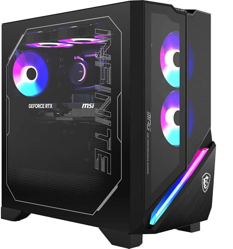 MSI MPG Infinite X3 AI 2NVV7-055EU PC de Bureau Gaming - Intel Core Ultra 7 265KF, RTX 5080, watercooling 360 mm, 32 Go DDR5, SSD M.2 1 to, Wi-FI 6E, Bluetooth 5.3 - Noir, Windows 11 Famille