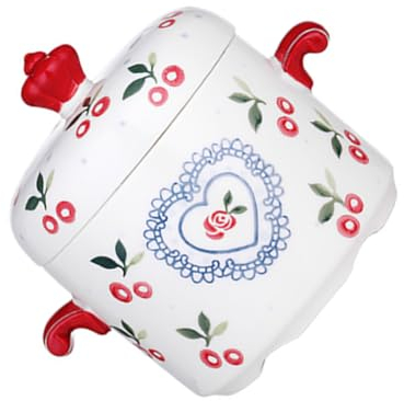 BESTonZON 1stk Kleine Suppentasse Induktiontopf Französische Zwiebelsuppenschalen Kochtopf Schmortopf Aus Porzellan Japanische Suppenschüssel Steintopf Tontopf Keramik Mini