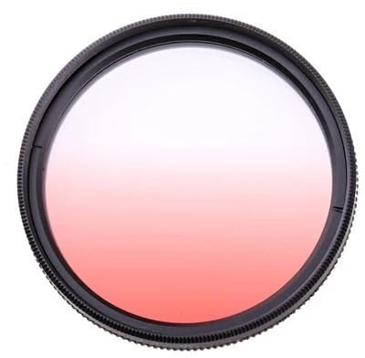 Filtre de Couleur for Appareil Photo, Filtre de Couleur, dégradé réglable, Rouge, Bleu, Vert, Orange, Violet, Jaune, Accessoires for Appareil Photo, Filtre d'objectif de Protection (Size : 77mm, Col