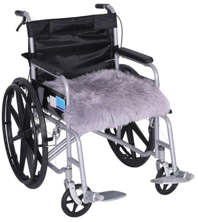 Lammfell Sitzkissen Stuhlauflage Lammfell Sitzfell Fellkissen Lammfell Kissen Fellauflage Sitzpolster Echtem Lammfell Stuhlkissen Sitzauflage Fell Sitzkissen Für Stühle Rollstuhlauflage Katzenbett(7,5